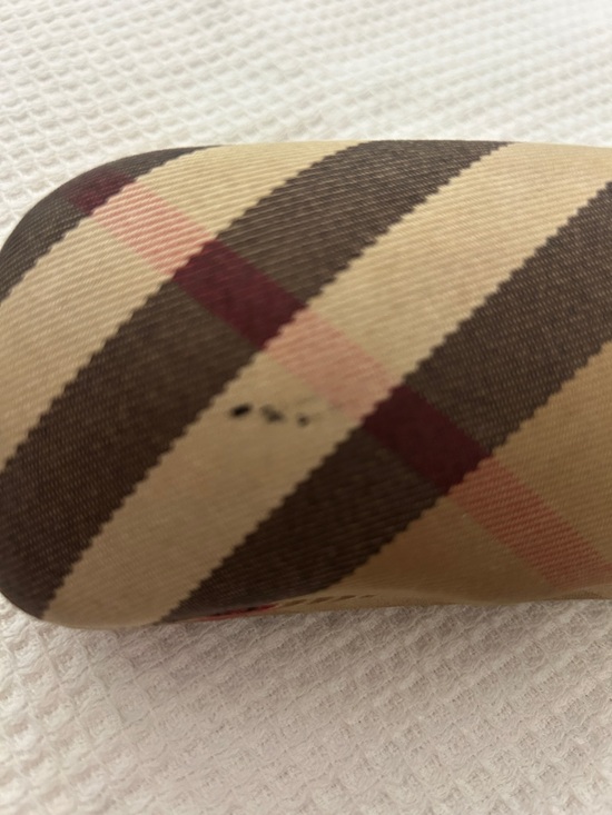 Burberry Shield Sunglasses Y2K Semi Rim Black Grey Lens Minimalist w Case - Picture 10 of 10